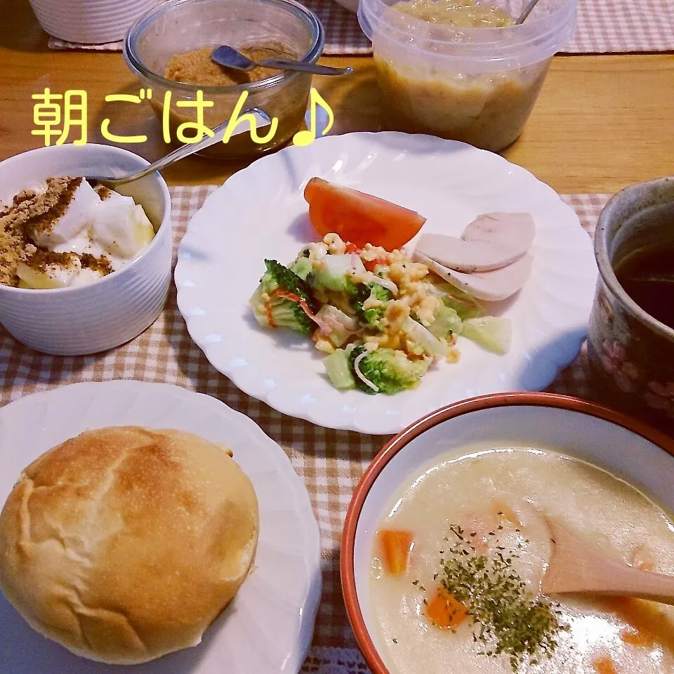 Snapdishの料理写真:朝ごパン♪|oomugiさん