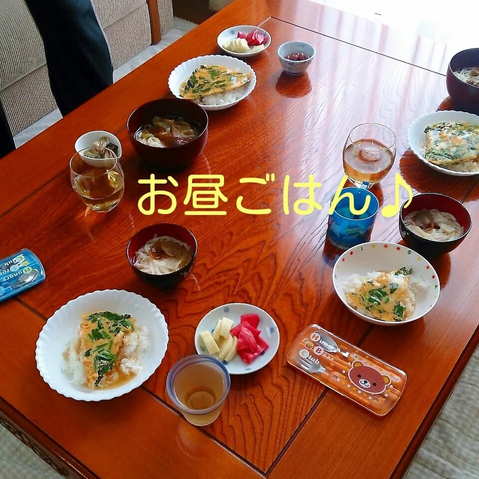 Snapdishの料理写真:こむぎ家との昼ご飯|oomugiさん