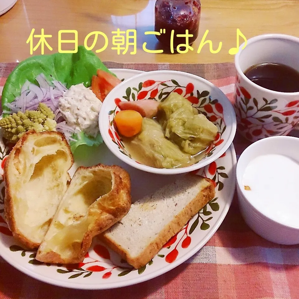 休日の朝ごはん|oomugiさん