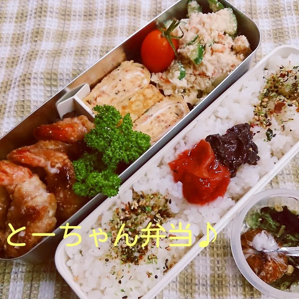 Snapdishの料理写真:水曜日のとーちゃん弁当|oomugiさん