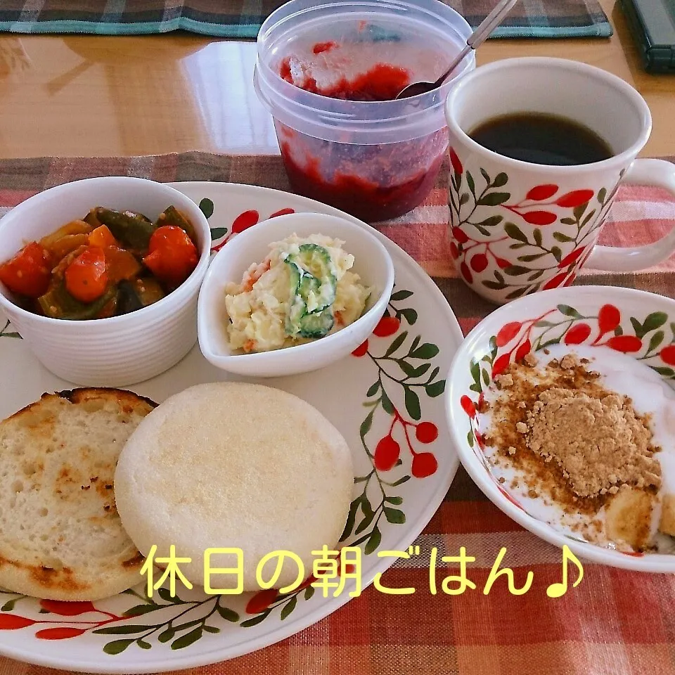 休日の朝ごはん♪|oomugiさん