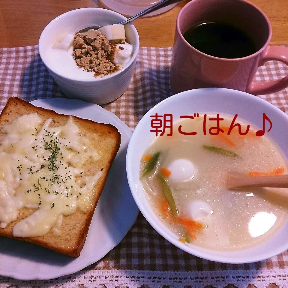 Snapdishの料理写真:休日の朝ごはん|oomugiさん