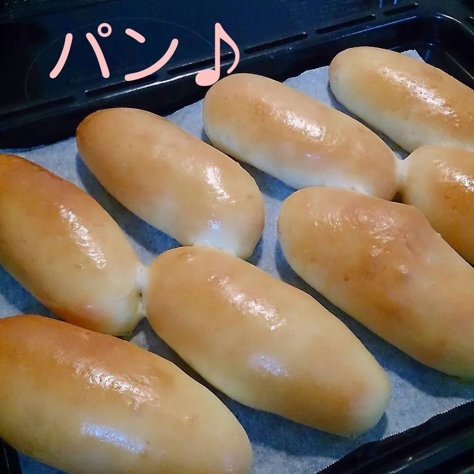 Snapdishの料理写真:ホットドッグロール|oomugiさん