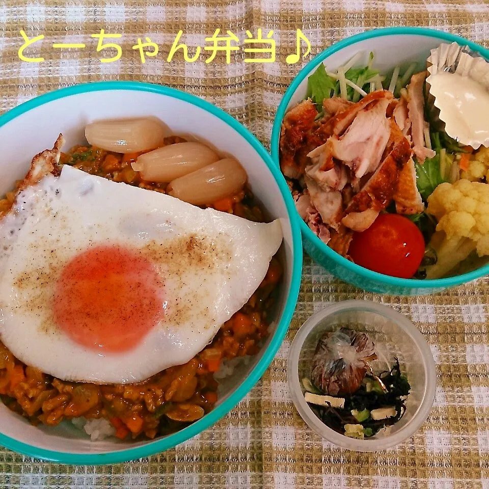 Snapdishの料理写真:木曜日のとーちゃん弁当|oomugiさん