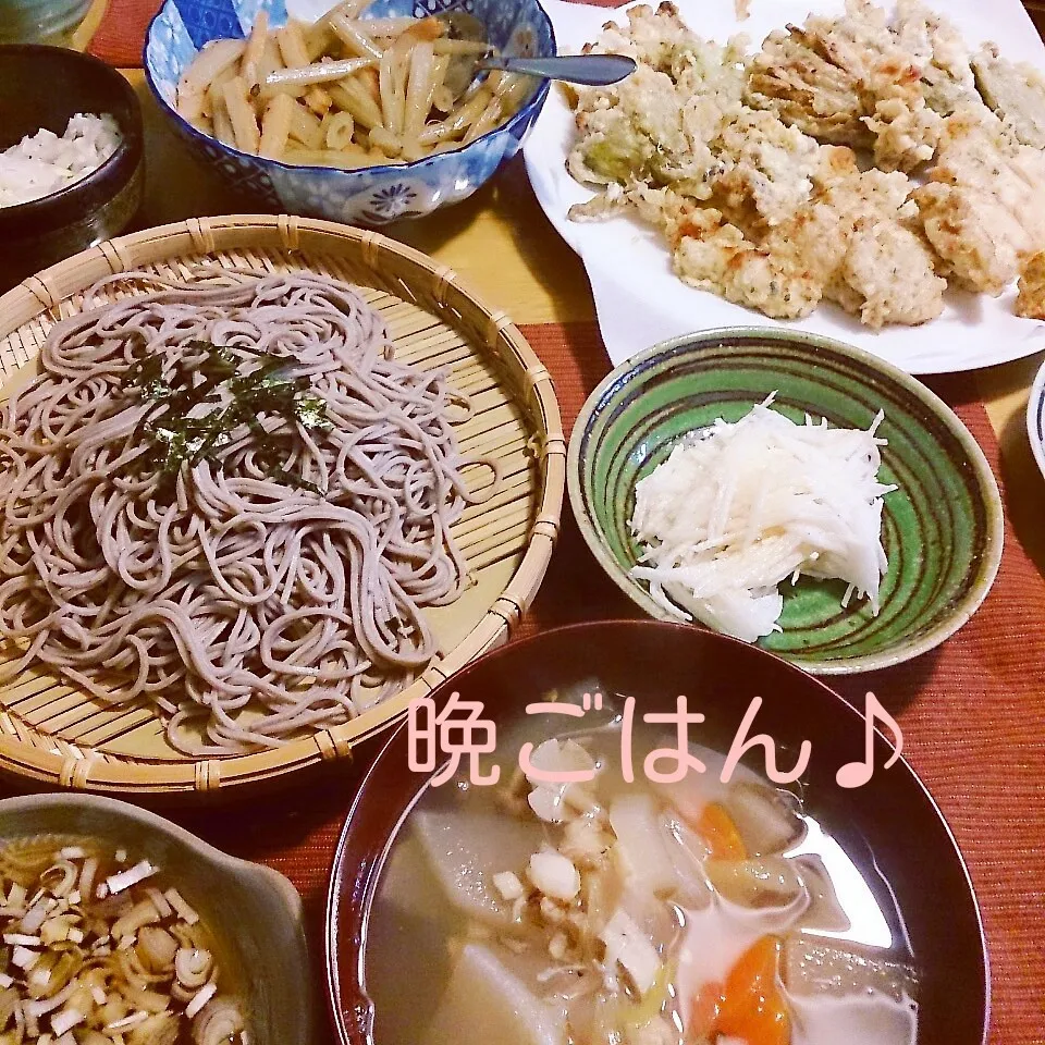 Snapdishの料理写真:今日の晩ごはん(カジカ鍋と…)|oomugiさん