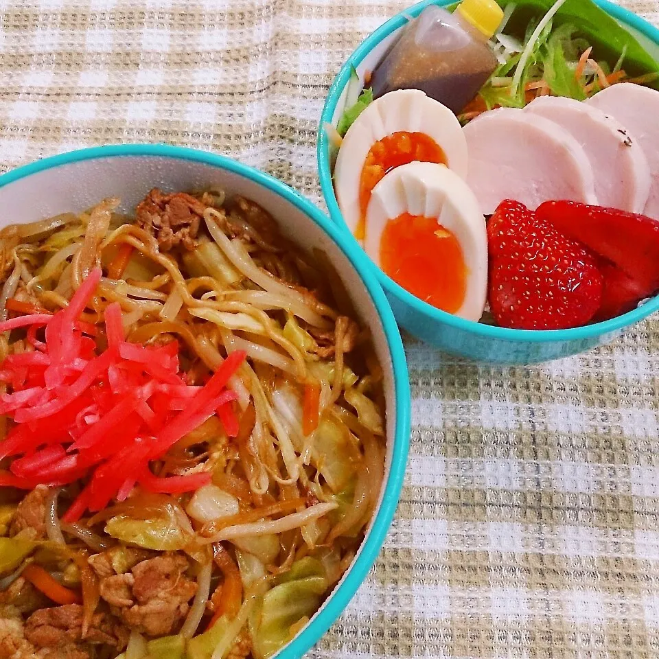 Snapdishの料理写真:月曜日のとーちゃん弁当|oomugiさん