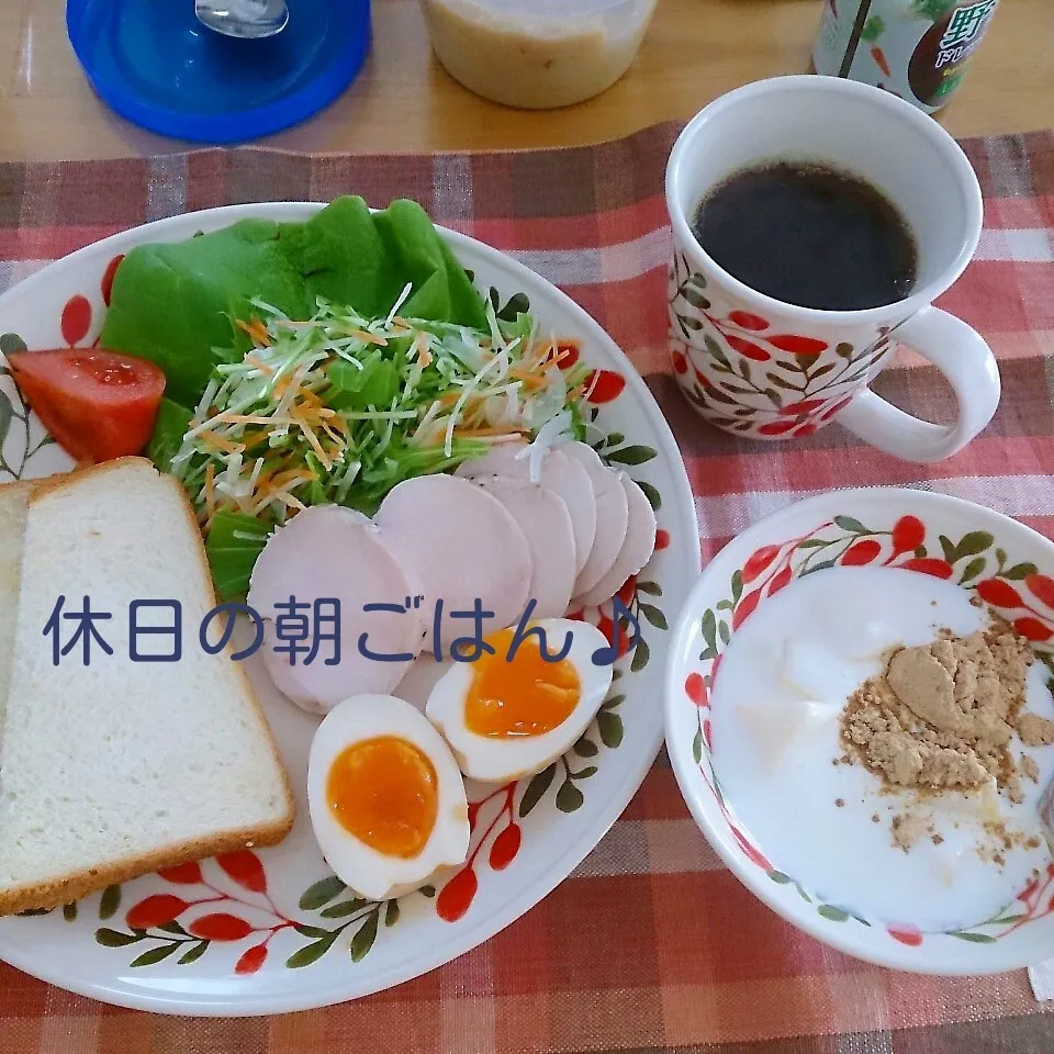 Snapdishの料理写真:休日の朝ごはん♪|oomugiさん