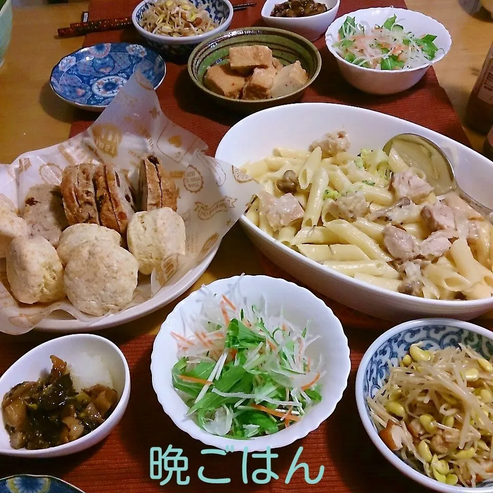 Snapdishの料理写真:今日の晩ごはん(残り物で…)|oomugiさん