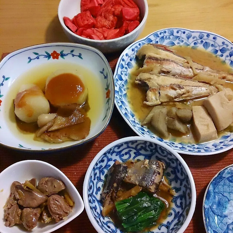 昨日の晩ごはん(カナガシラの味噌煮と…)|oomugiさん