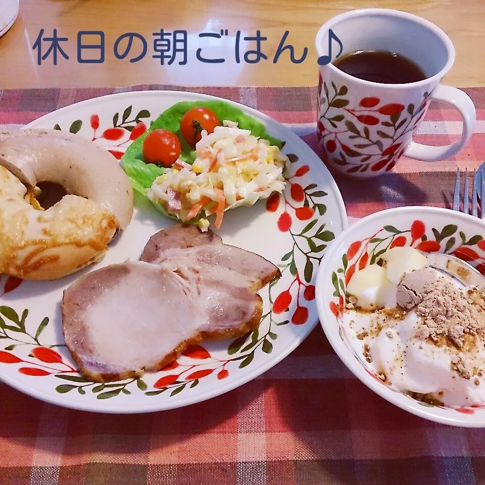 休日の朝ごはん♪|oomugiさん