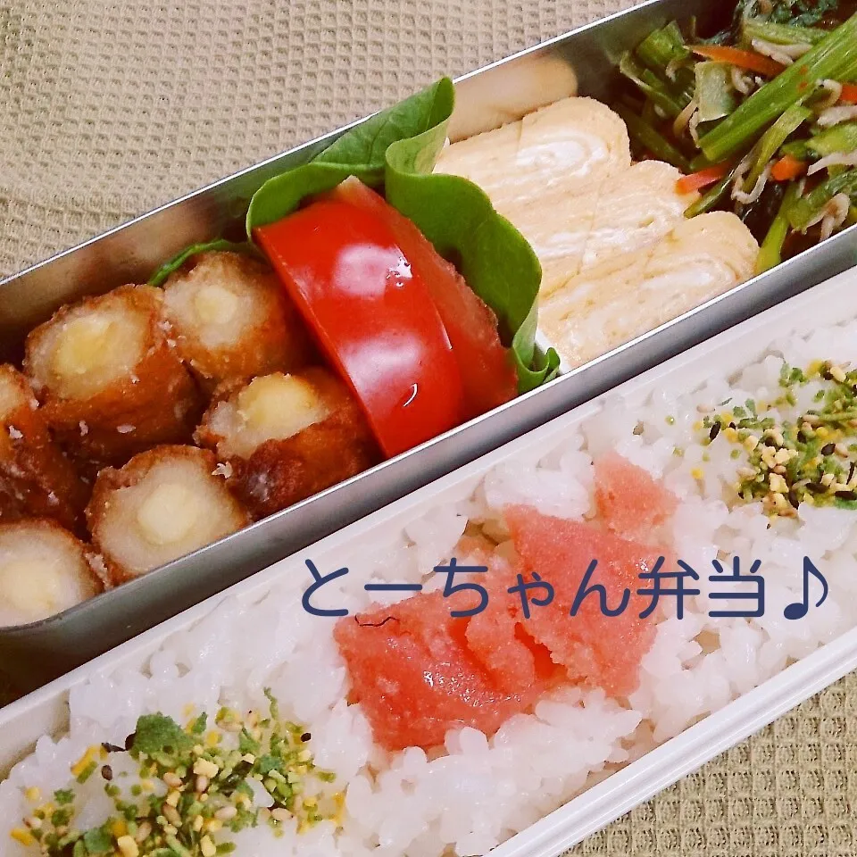 Snapdishの料理写真:火曜日のとーちゃん弁当|oomugiさん