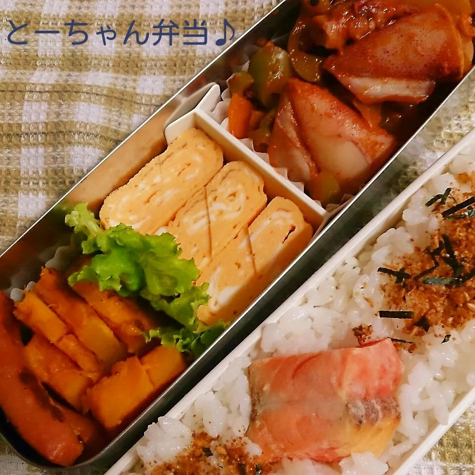 Snapdishの料理写真:水曜日のとーちゃん弁当|oomugiさん