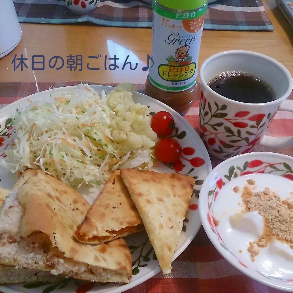 Snapdishの料理写真:休日の朝ごはん♪|oomugiさん