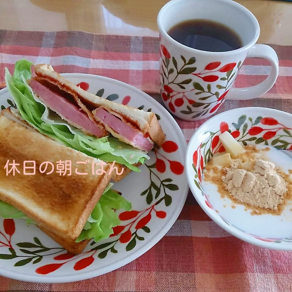 休日の朝ごはん♪|oomugiさん