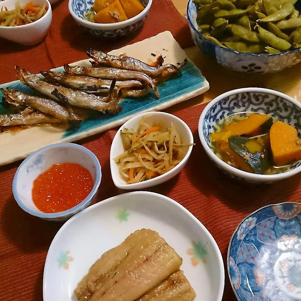 今日の晩ごはん(秋刀魚の蒲焼きと…)|oomugiさん