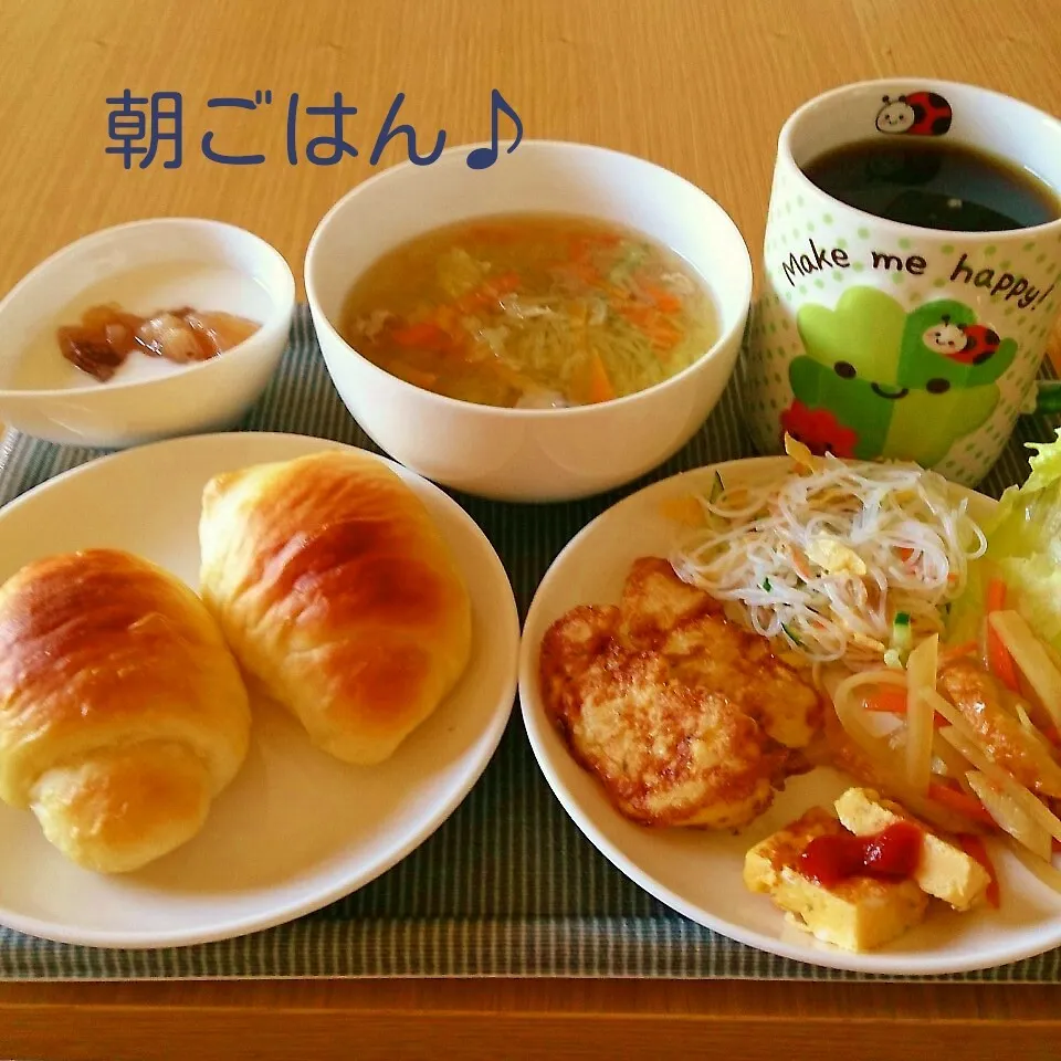 Snapdishの料理写真:朝ごはん♪|oomugiさん