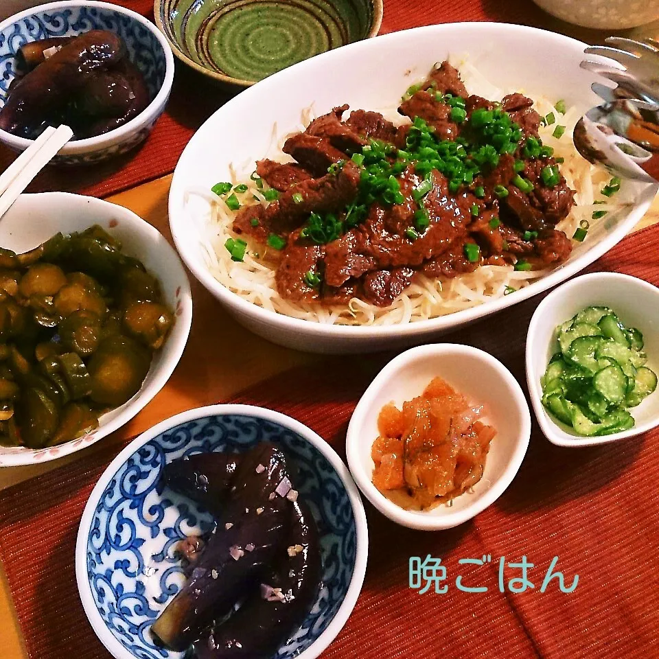 今日の晩ごはん(味付けカルビ焼きと…)|oomugiさん