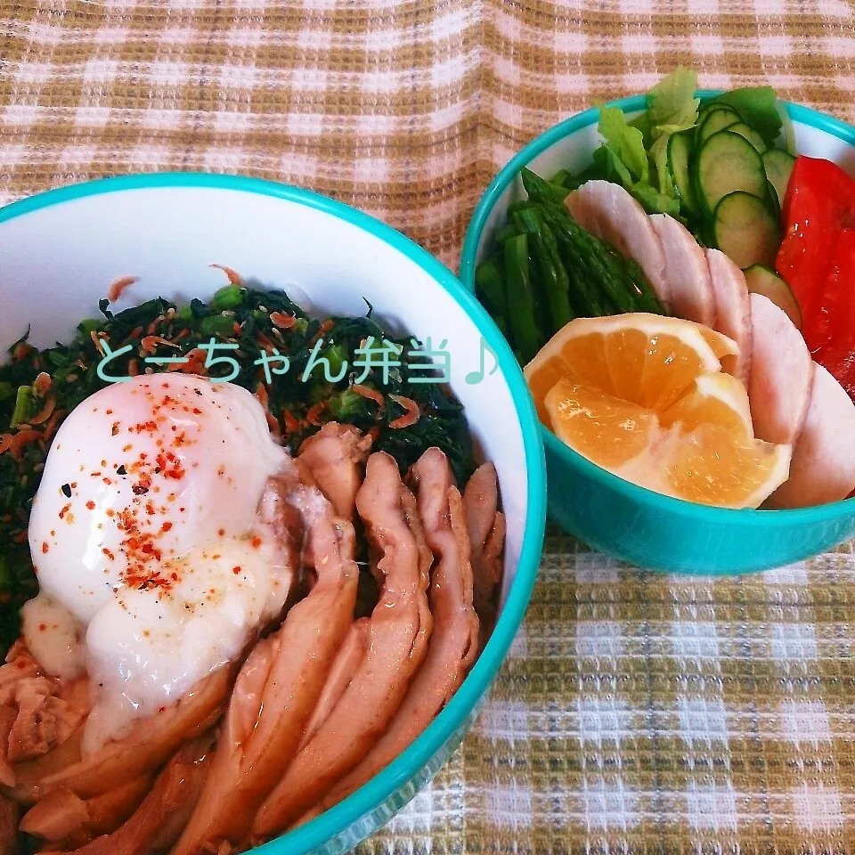 Snapdishの料理写真:水曜日のとーちゃん弁当|oomugiさん