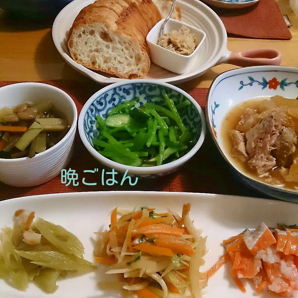 今日の晩ごはん(パイカと大根の煮込みと…)|oomugiさん