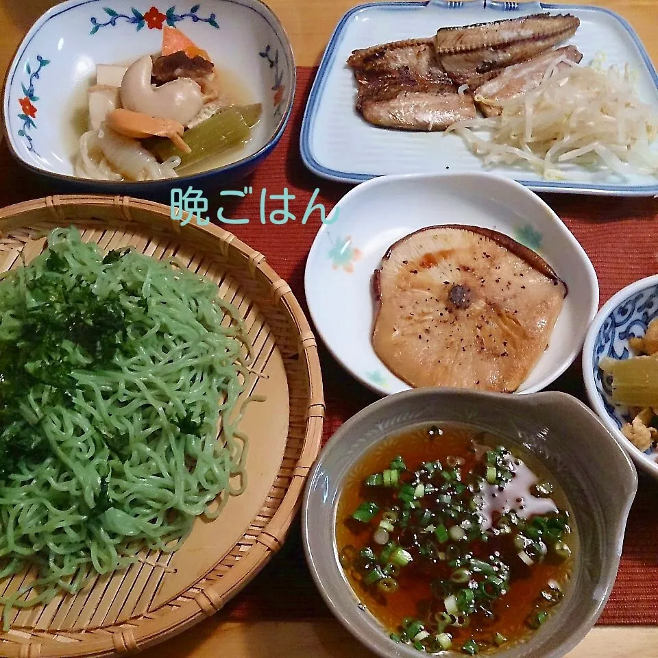 今日の晩ごはん(ざる中華と…)|oomugiさん