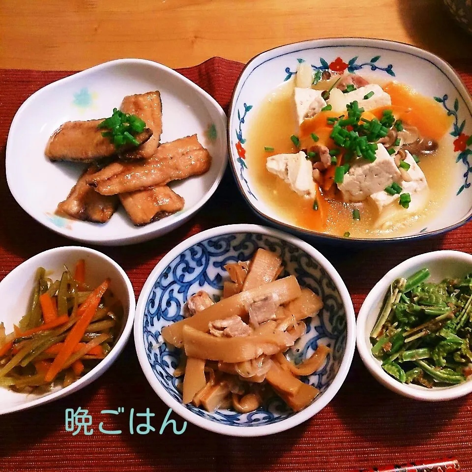 今日の晩ごはん(サンマの蒲焼きと…)|oomugiさん