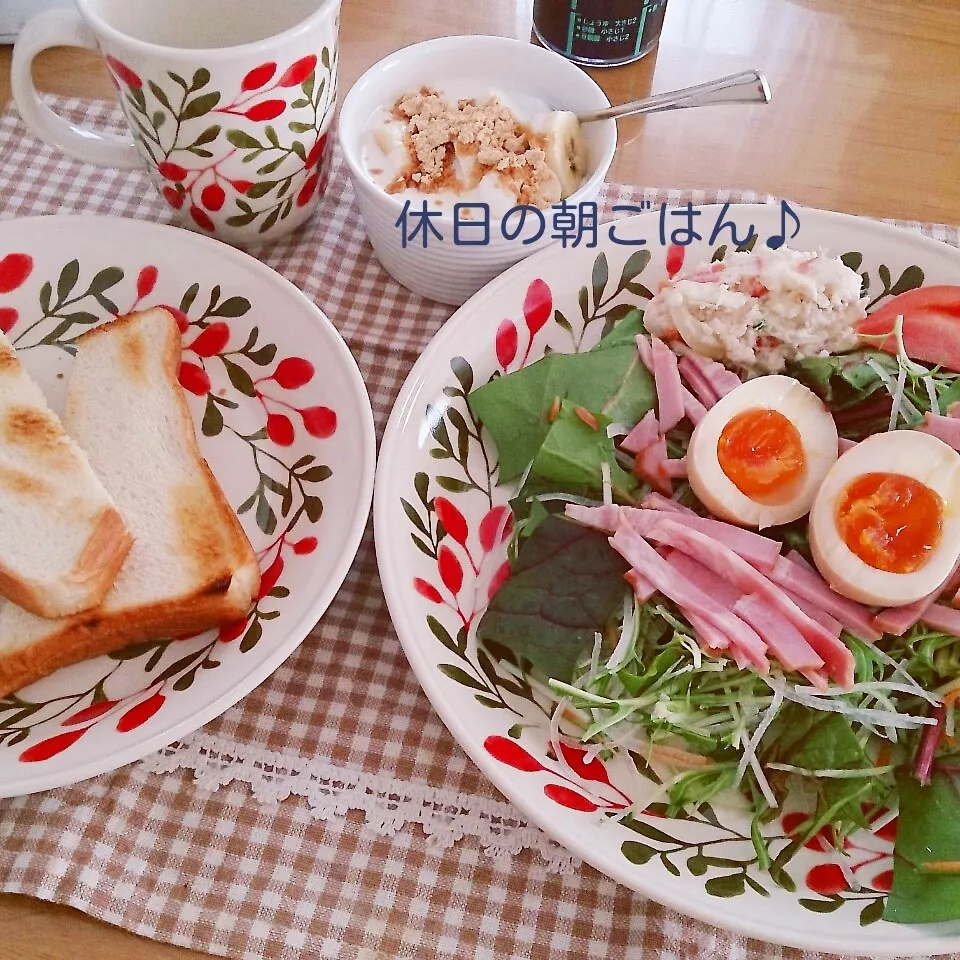 休日の朝ごはん|oomugiさん