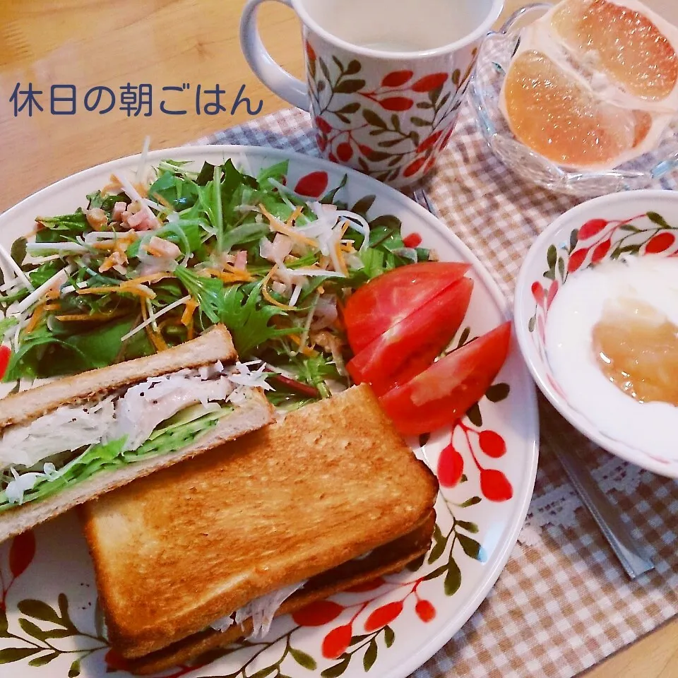 休日の朝ごはん|oomugiさん