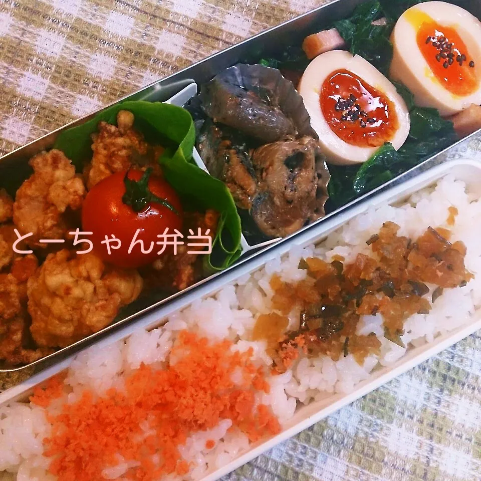 Snapdishの料理写真:金曜日のとーちゃん弁当|oomugiさん