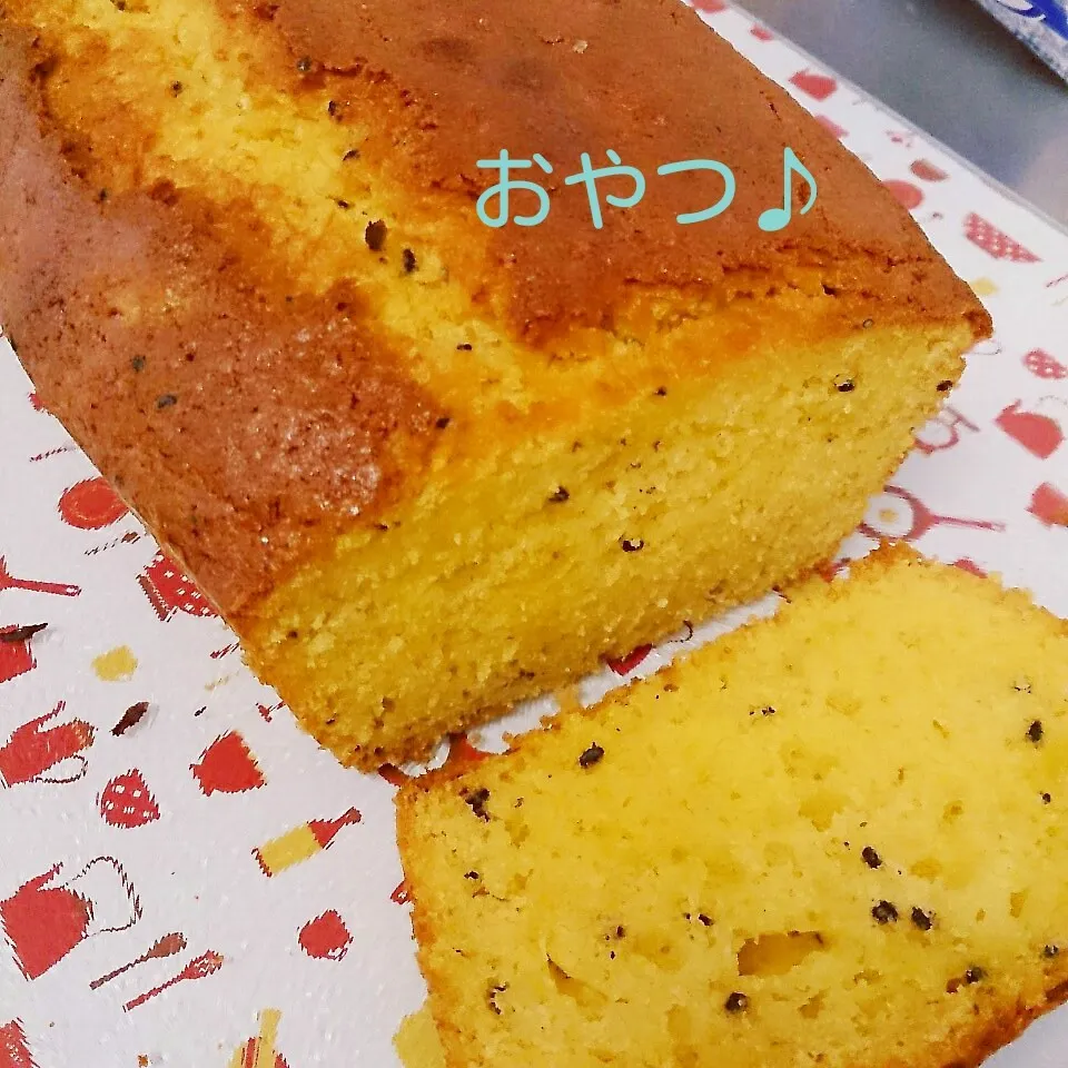 Snapdishの料理写真:カボチャパウンドケーキ|oomugiさん