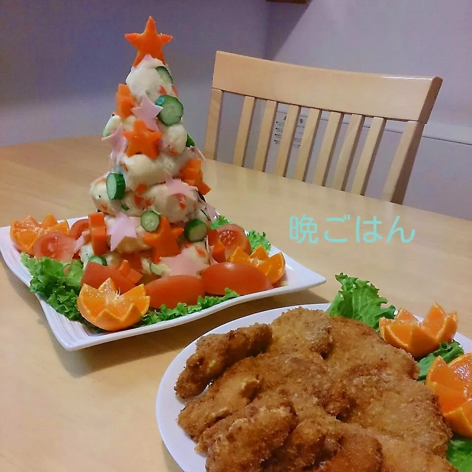 クリスマスイブの晩ごはん|oomugiさん