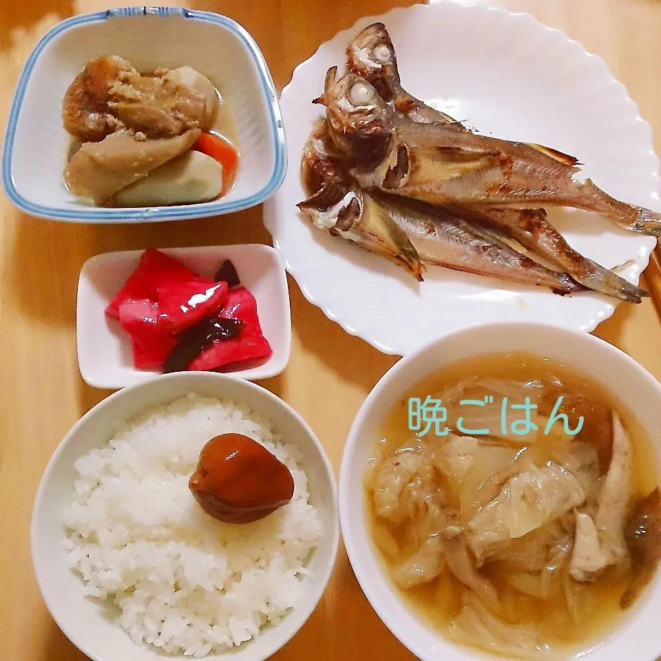 こむぎ家の晩ごはん(白菜鍋と…)|oomugiさん