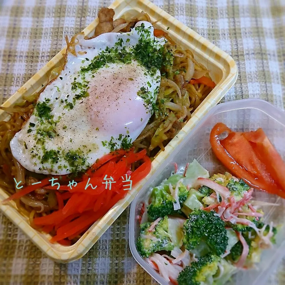 Snapdishの料理写真:火曜日のとーちゃん弁当|oomugiさん