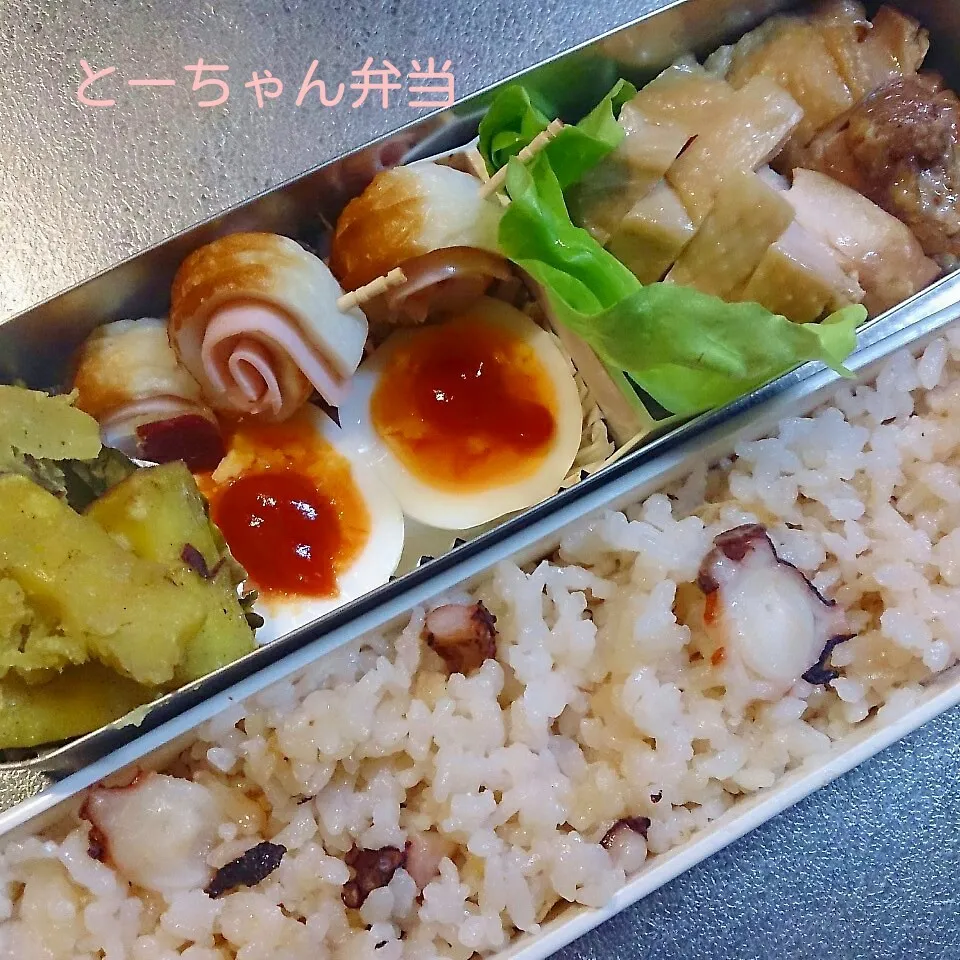 Snapdishの料理写真:木曜日のとーちゃん弁当♪|oomugiさん