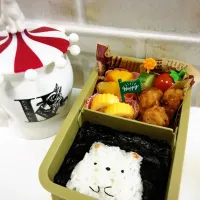 Snapdishの料理写真:すみっコ☆しろくま海苔弁当☆|kaaco☆さん