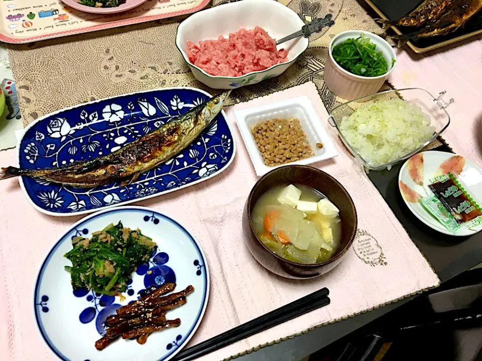 秋刀魚の塩焼きのご飯|みよさん