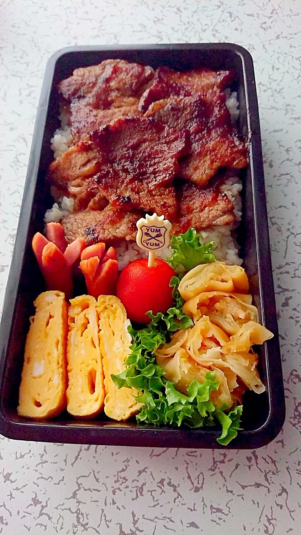 Snapdishの料理写真:焼肉のっけ弁当~|マアジュさん