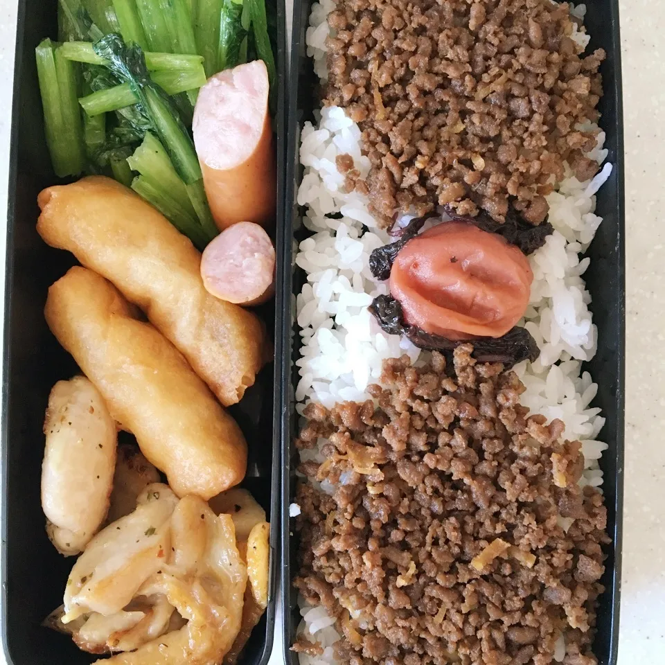 Snapdishの料理写真:高1 男子 夏期講習弁当〜♪|ぴっぴさん