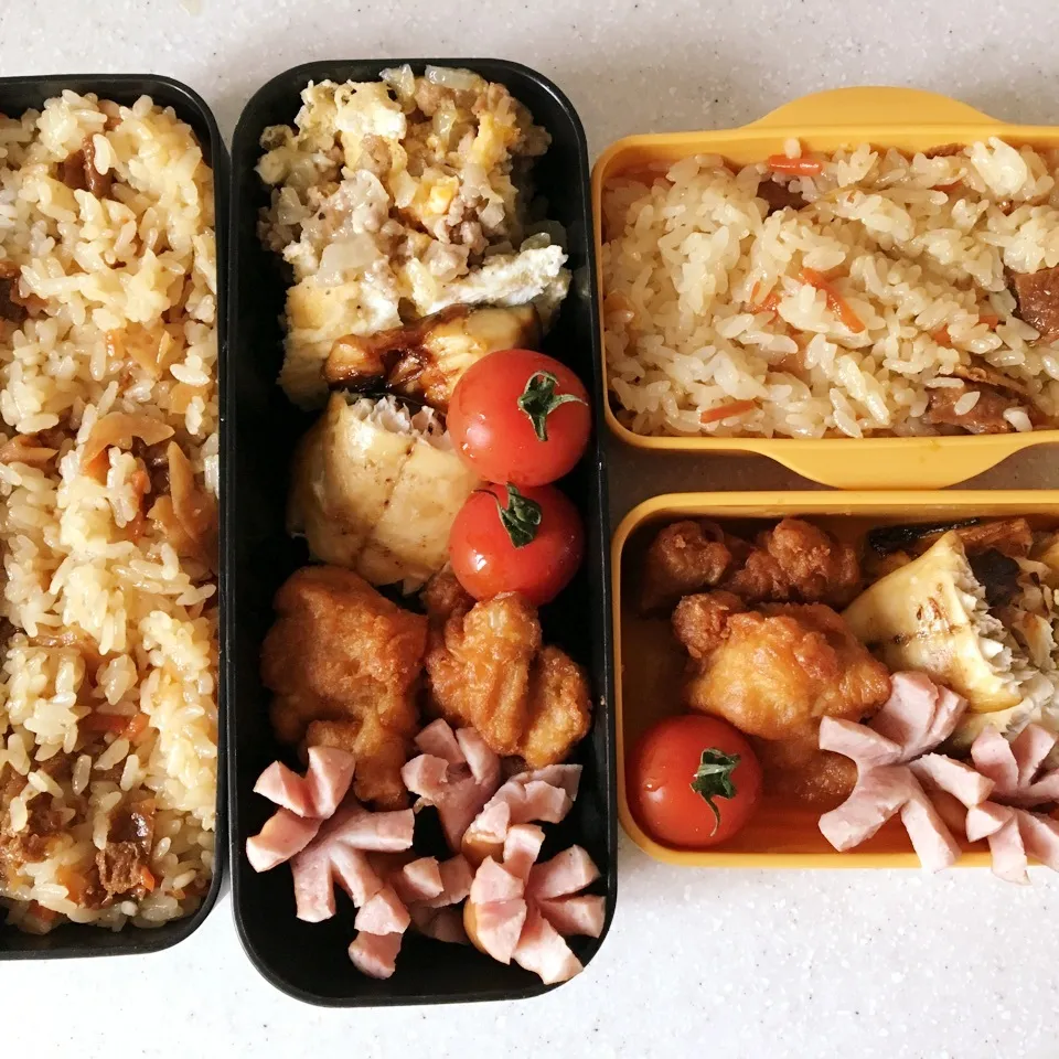 Snapdishの料理写真:時短っ！お稲荷ご飯弁当〜♪|ぴっぴさん