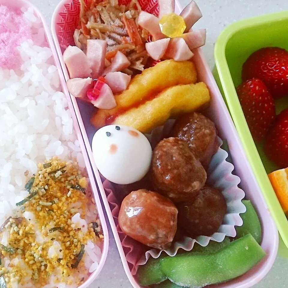 Snapdishの料理写真:一口サイズなお弁当～♪|ぴっぴさん