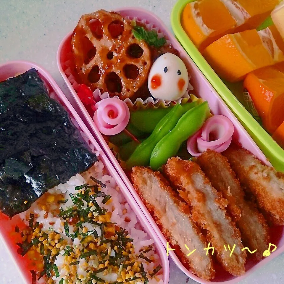 ソーストンカツ弁当～♪|ぴっぴさん