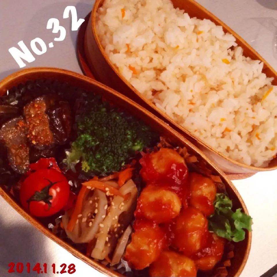 《No.32》ミートボール弁当|naokkumabonyariさん