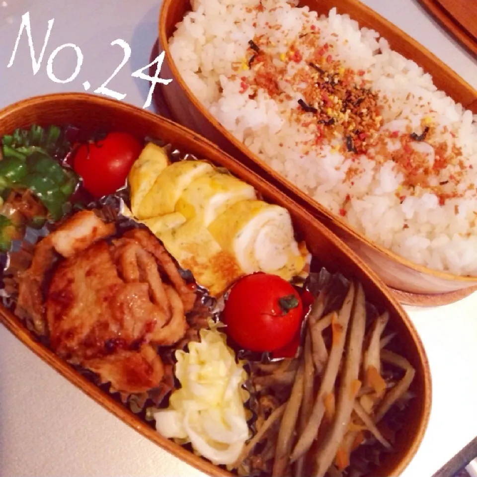 《No.24》生姜焼き弁当|naokkumabonyariさん