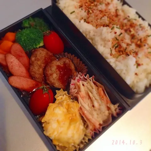 Snapdishの料理写真:《No.8》ハンバーグ弁当|naokkumabonyariさん