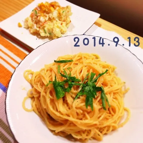 ママ直伝♡明太子パスタ|naokkumabonyariさん