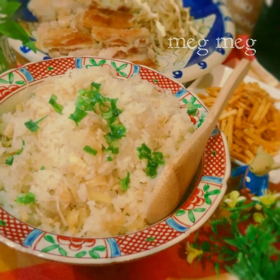 ぶりさんちの🍚 新生姜炊き込みごはん|めぐめぐさん