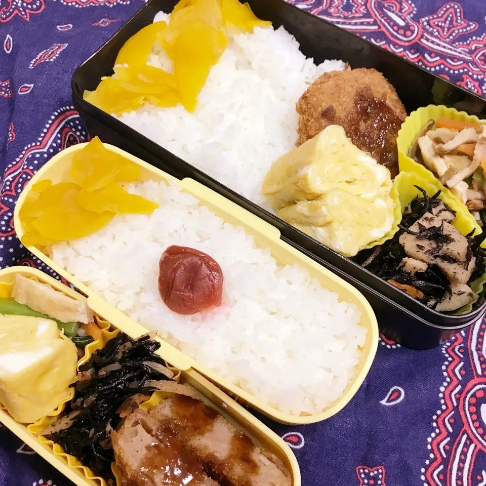 Snapdishの料理写真:高3高1今日のお弁当|ユッコさん