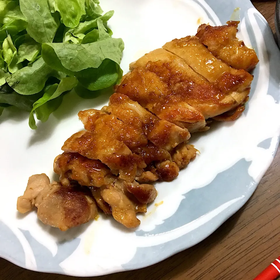 Snapdishの料理写真:からあげビールさんの料理 ビールが進む♪簡単!ゆず胡椒照り焼きチキン♡祝あやちゃんママ|あっつさん