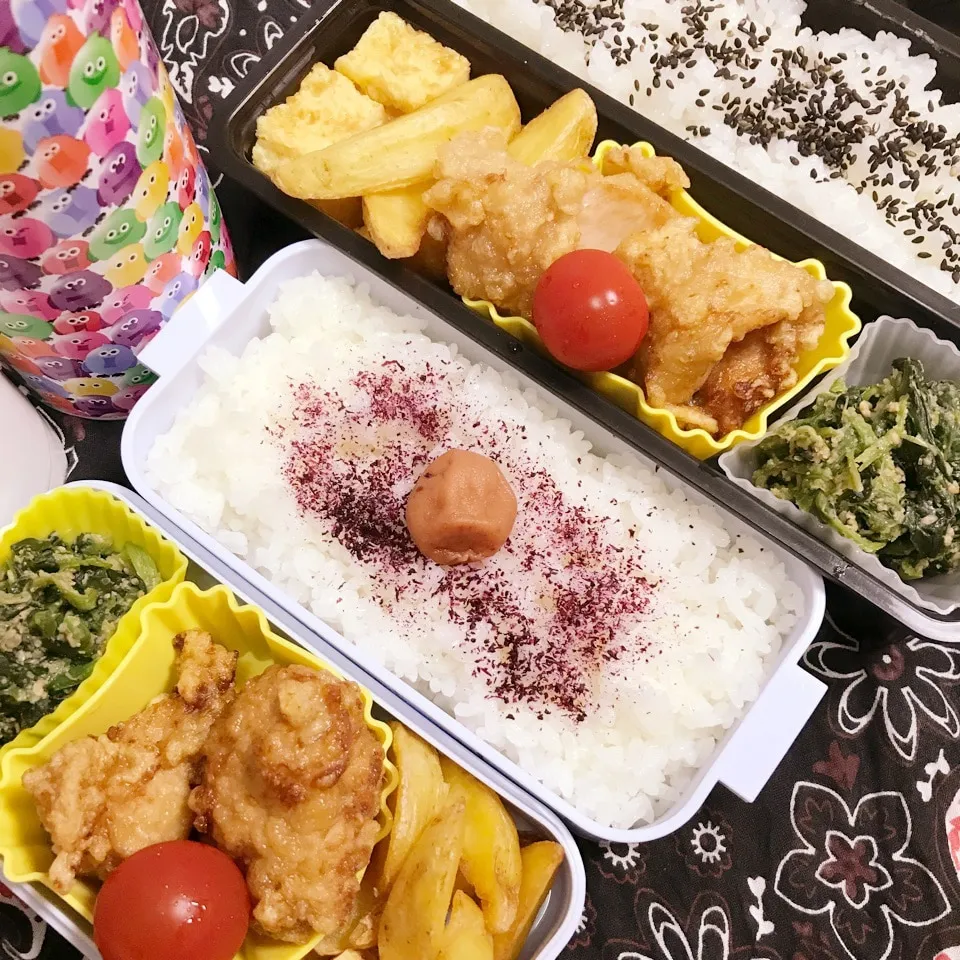 Snapdishの料理写真:高3.高1今日のお弁当|ユッコさん