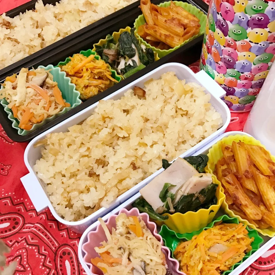 Snapdishの料理写真:高2.中3今日のお弁当|ユッコさん