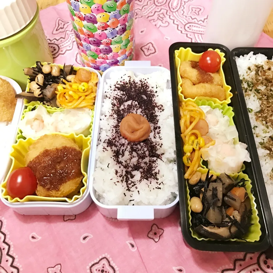 パパ.高2.中3今日のお弁当|ユッコさん